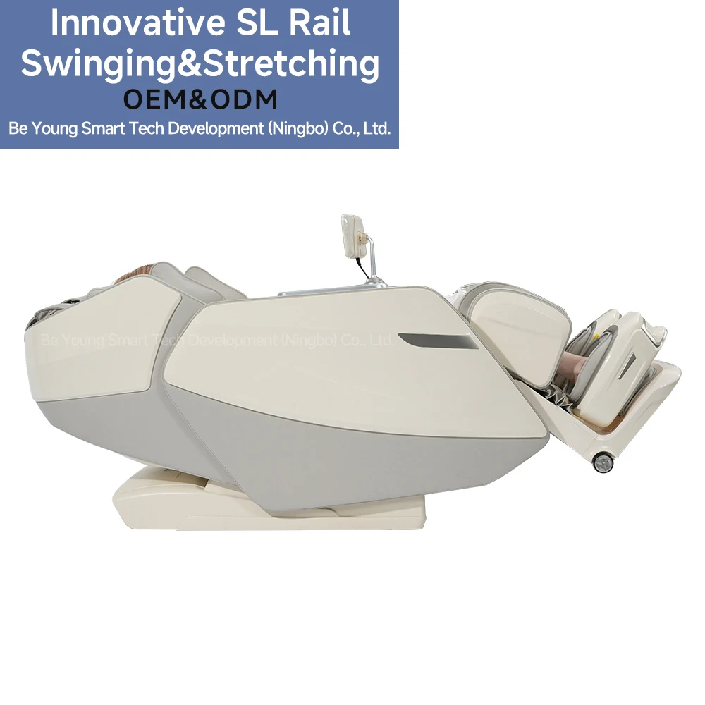 

Продвинутый 180 ° Массажное кресло с полным раскладыванием, 3D-мотором для расслабления, инновационным функциями качания и растяжки, массажем стоп