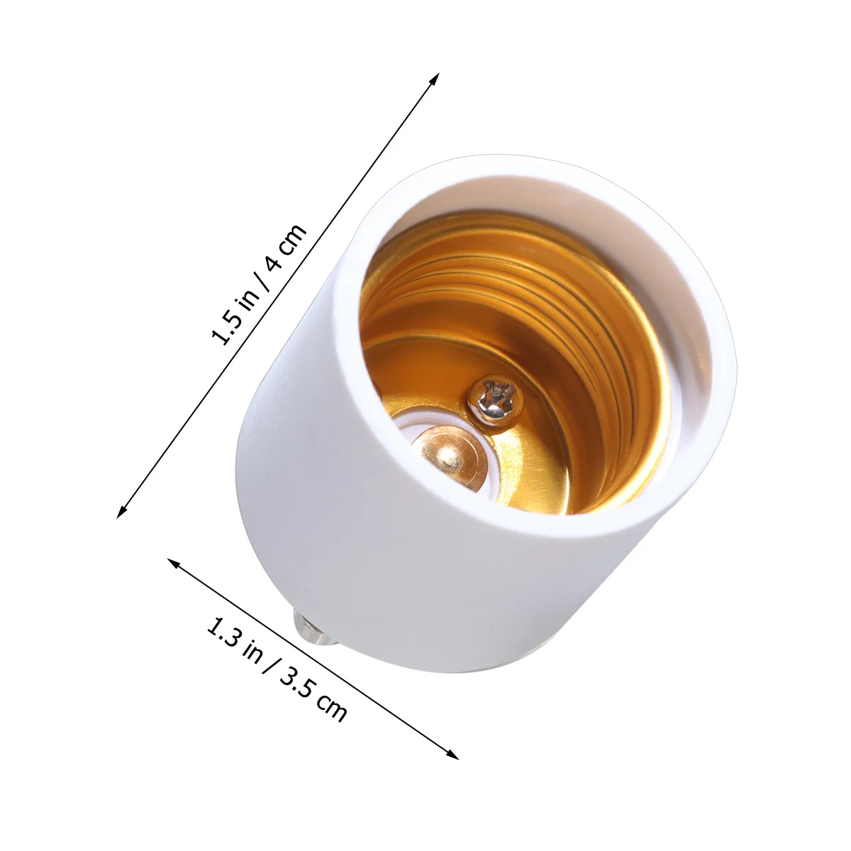 

5Pcs LED Lamp Adapter Gu24 to E26 E27 Light Transverter Fireproof Socket Holder for Office Home Restaurant Lamp Holder Converter