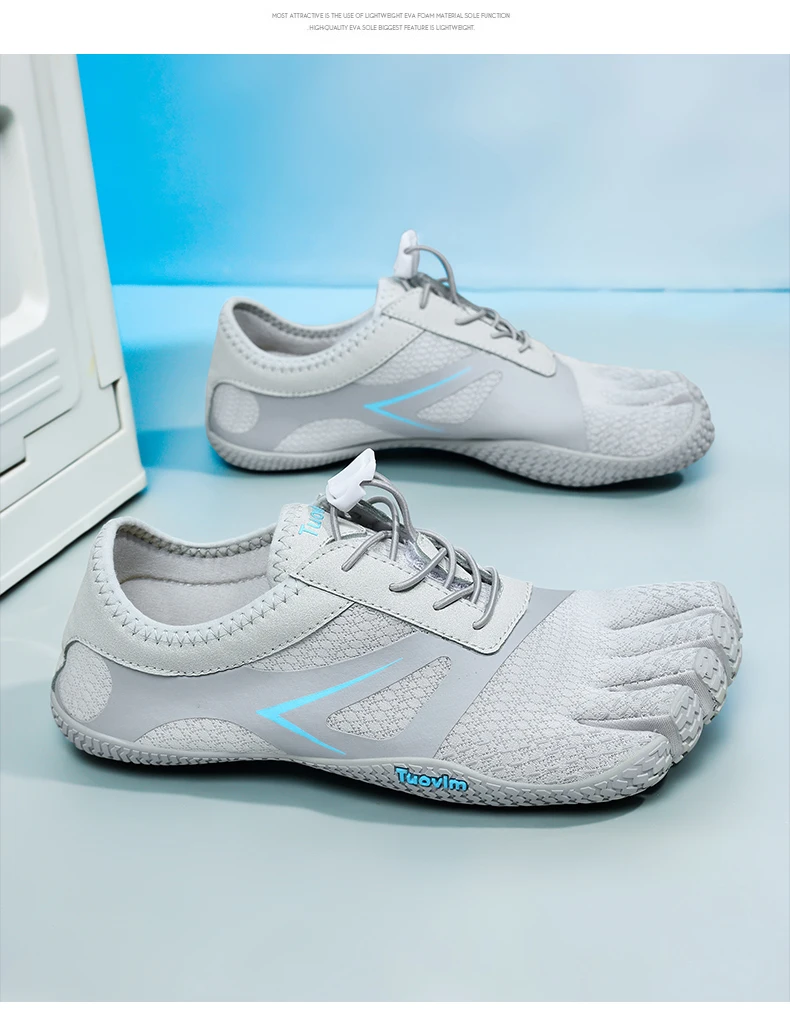 Professionelle Fünf-Zehen-Gym-Trainingsschuhe, Indoor-Sportschuhe, Komfort-Gewichtheber-Trainingsschuhe, Wander- und Watschuhe, rutschfest – Detail 18