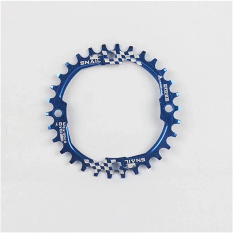 SNAIL 104BCD Round 30T MTB Bike Crankset Narrow Wide Positive And Negative Chainring Bicycle Parts