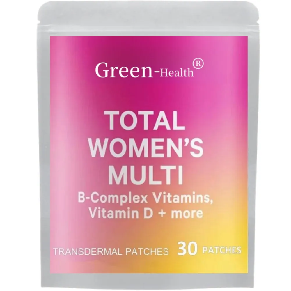 

30 Patches Women's Multivitamin Transdermal Patches for Hair, Skin, & Nails, Bone Health, Energy, Immune Support