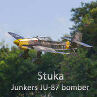 Rc Ju-87 Stuka Bomber 4-Channel Assembly Multi Protocol Remote Control Fixed Wing Aircraft Model Outdoor Rc Remote Control Toy