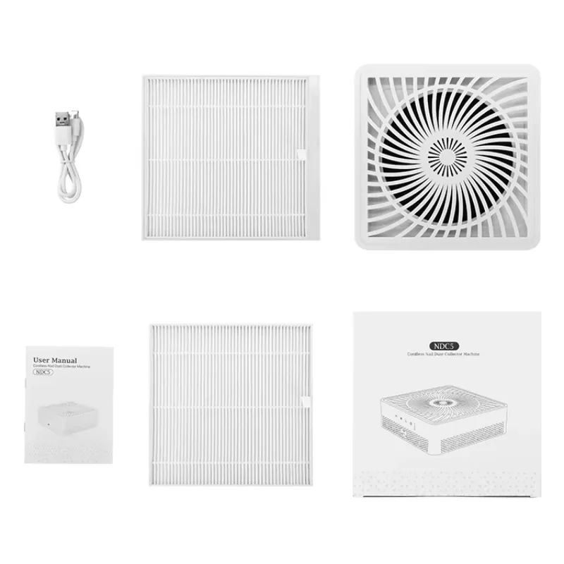 4500 rpm Power suction wireless nail vacuum cleaner Nail salon vacuum cleaner