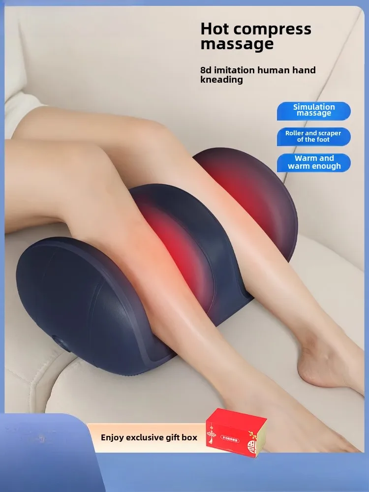

Calf massager, foot plantar dredging, automatic kneading, heating foot therapy machine by foot plantar artifact