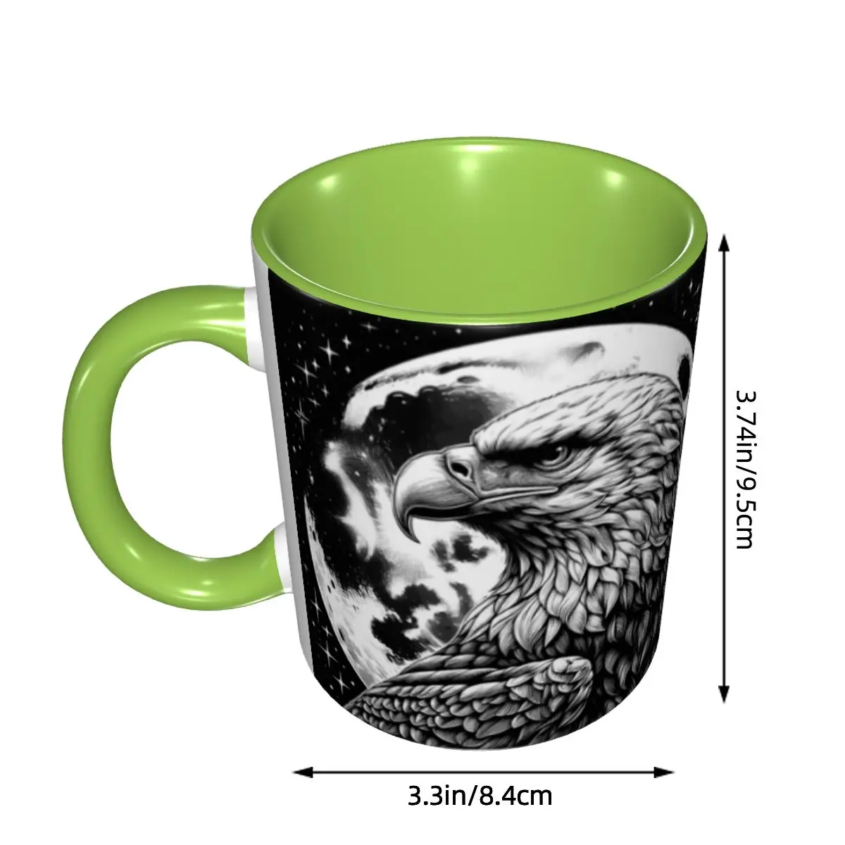 Eagle Mug Funny Ceramic Coffee Cups Tea Mugs Milk Cup Drinkware Gifts for Woman Man DIY Custom