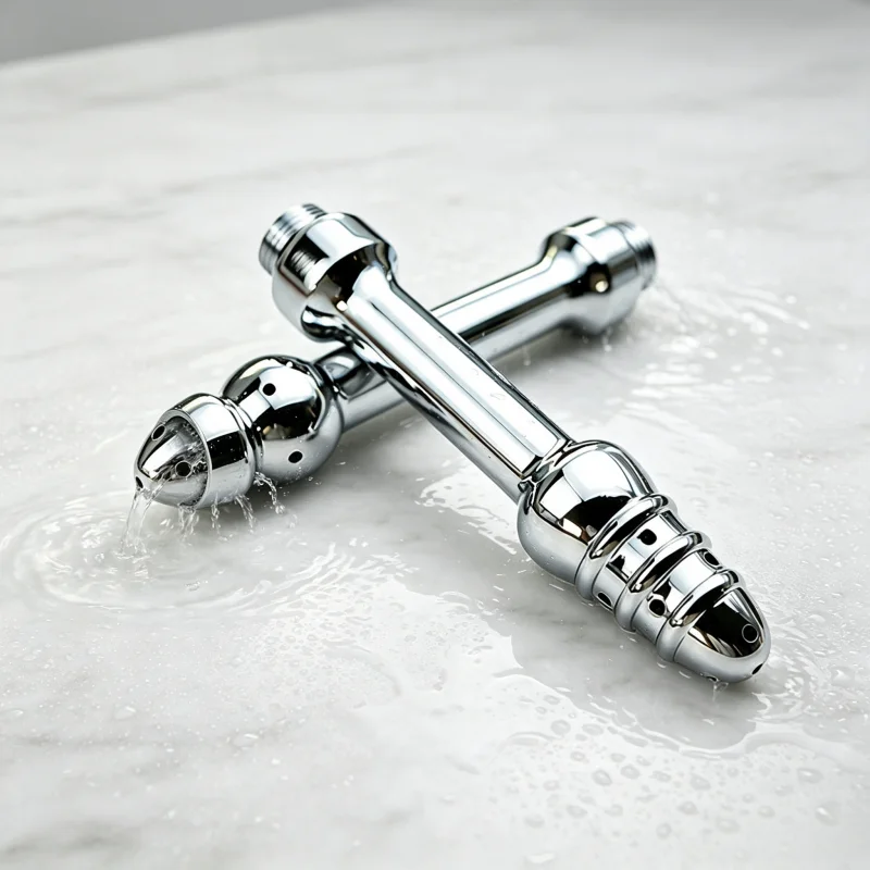 Handheld Metal Cleaning Shower Is Compact Portable and Detachable Suitable for Use in Home Bathrooms Travel Hotels and More