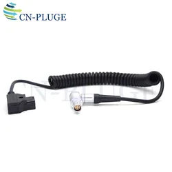 DTAP To 1B 4-Pin Female Connector Canon EOS C200 C300 C400 C500Mark II Camera Power Spring Cable