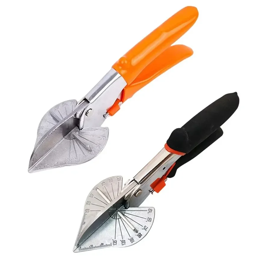 45-135 Degree Multi Angle Miter Shear with Blades Home Hand DIY Tools Set for Miter Jobs PVC PE Soft Wood Plastic Duct Cutter