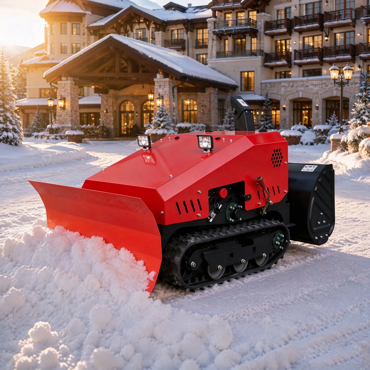 Multi-scene Use Micro Backhoe Engineering Vehicle snow ejector snow displacer snow expeller