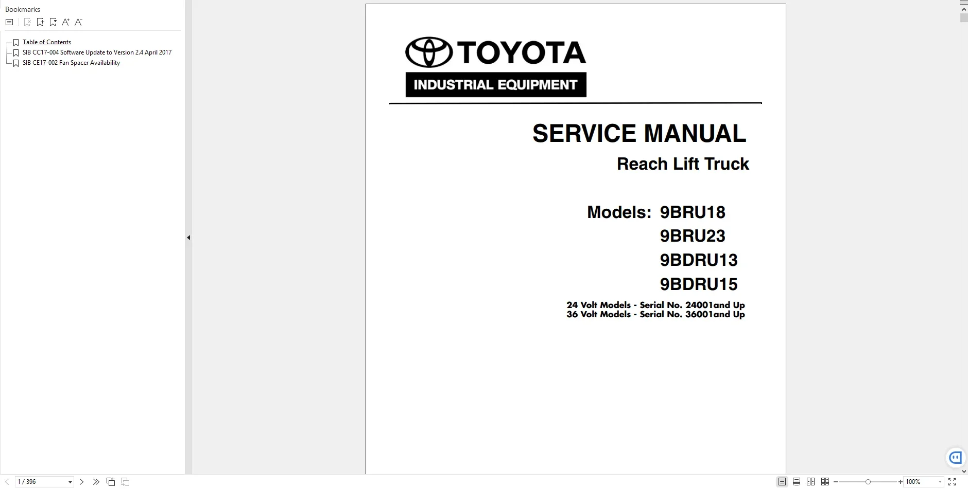 SpecDiag For Toyota Forklift 16.5GB PDF 2022 Repair Manuals Parts Catalog & Wiring Diagrams DVD