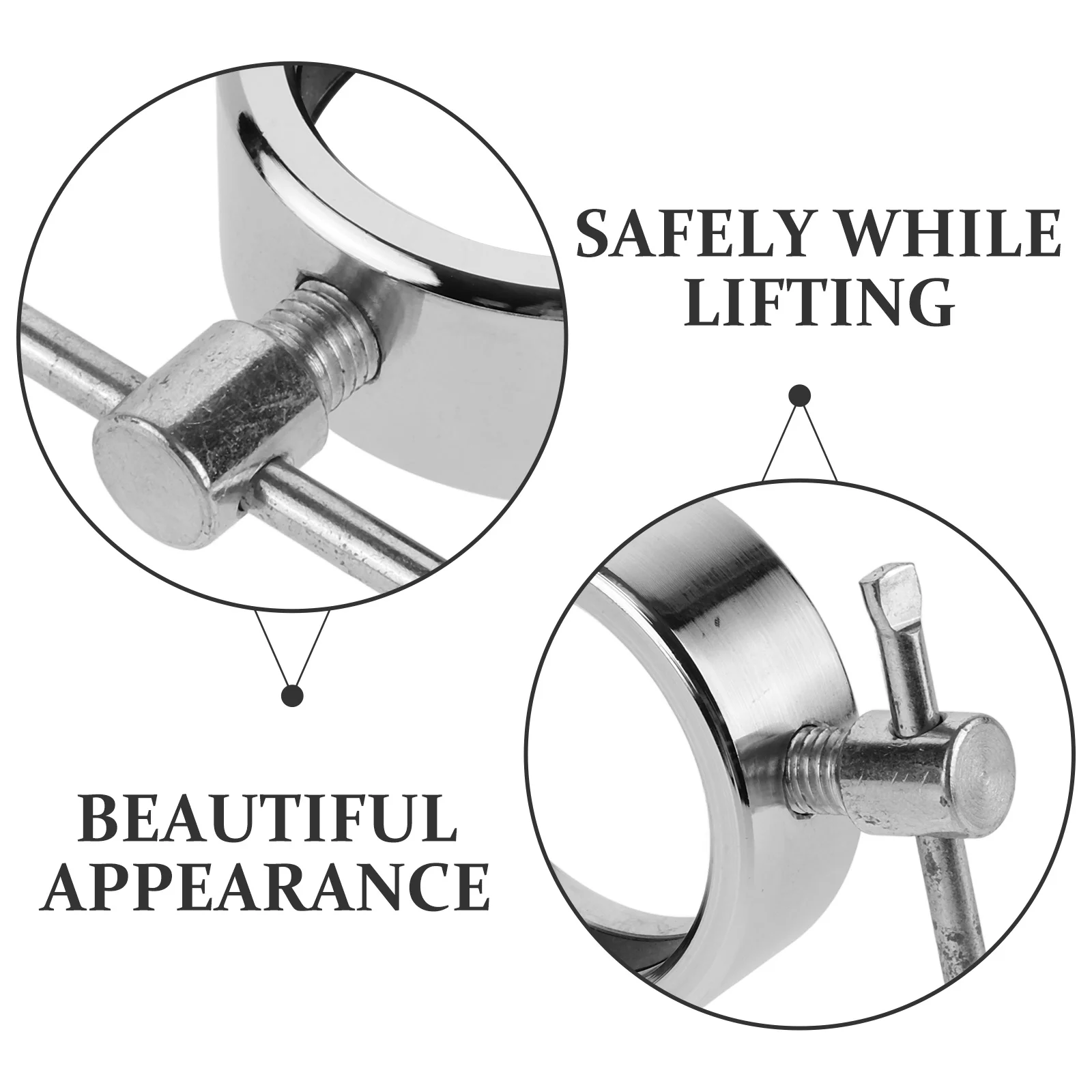 

Portable Wear-Resistant Barbell Clamp Professional Barbell Collar Weight Bar Collar for Gym Home Workout Weightlifting