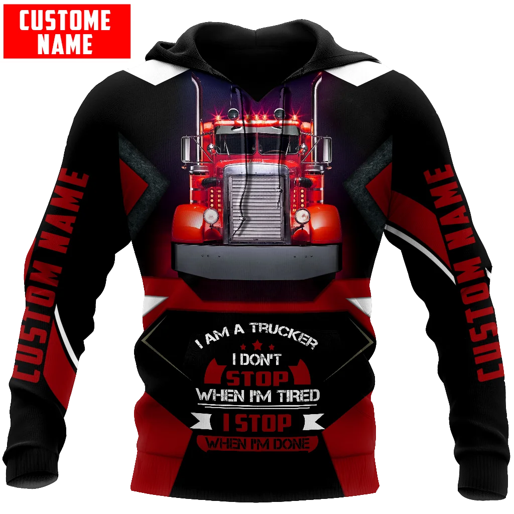 

Personalized Name Tractor 3D All Over Printed Hoodies zipper hoodies women For men Casual Pullover sudadera de hombre MT-17