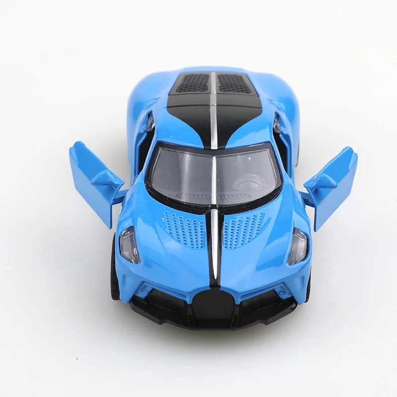 (Corrugated Box) 1/43 Scale Exquisite Super Hurricane and DIVO Sports Car, Die-Cast Metal, Boy's Toy, Exquisite Gift.
