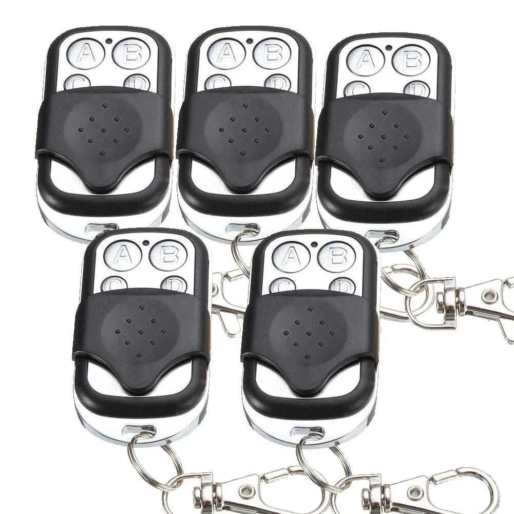 433MHZ Remote Control 4 Button Remote Controller Duplicator Universal Garage Door Opener Clone Rolling Code for Gate Garage Door