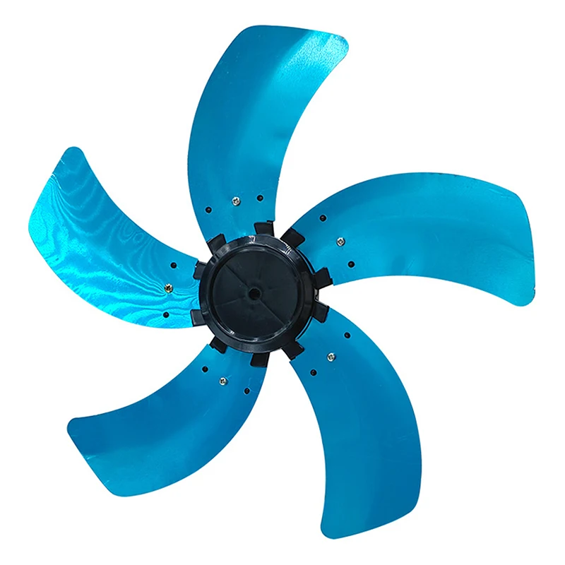 16inch Fan Blade Household Aluminum Five-blade Fan With Nut Cover Base Home Ventilation Components Fan Parts Blades Accesssorie