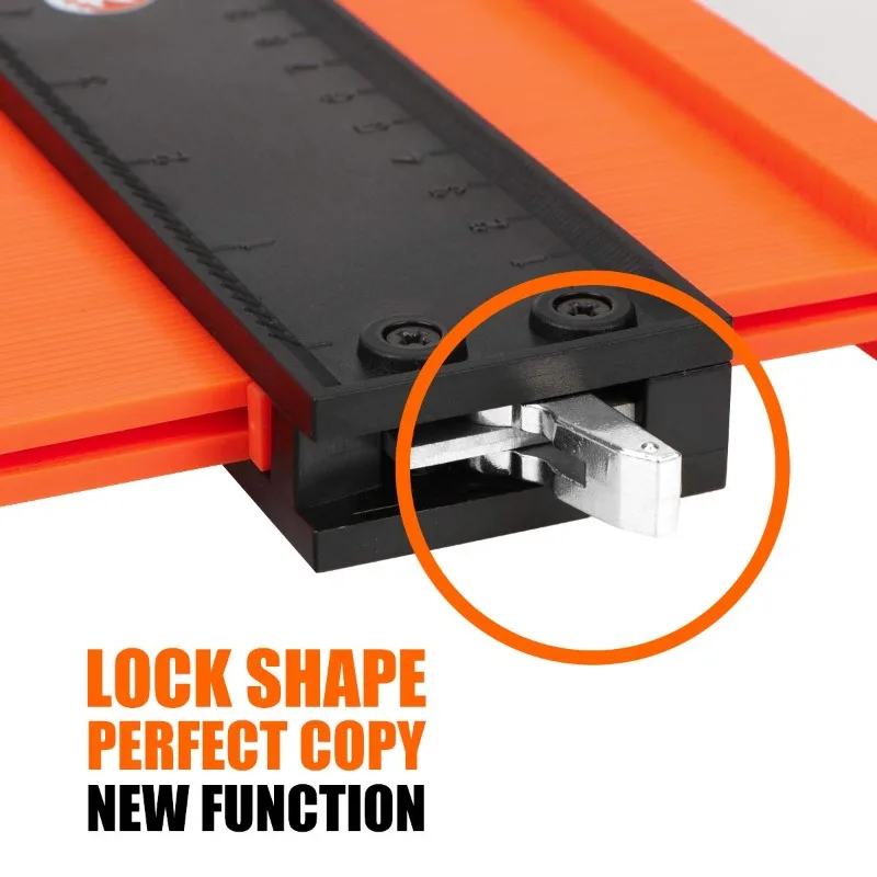 Contour Gauge Duplication-Adjustable Lock-Precisely Copy Irregular Shape-Irregular Woodworking Tracing-Must Have Tool