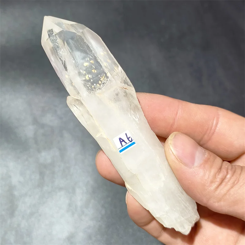 

Natural Clear White Crystal Energy Wand Point Healing Gem Gift