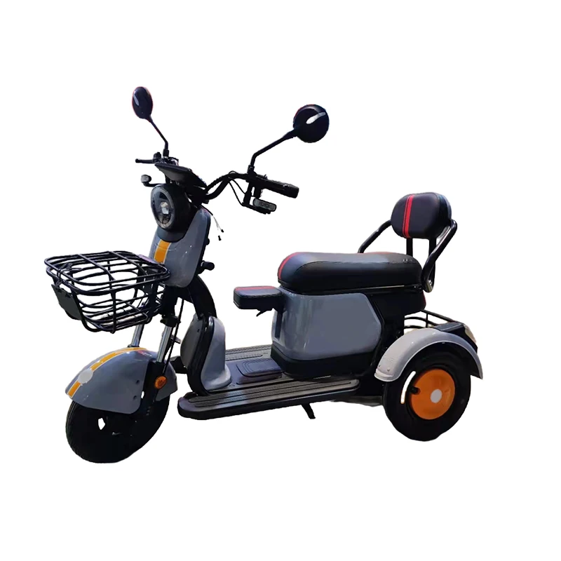 Young and fashionable appearance design 1000w 60V 20Ah Lead-acid battery three wheels electric bike 3 wheels tricycles