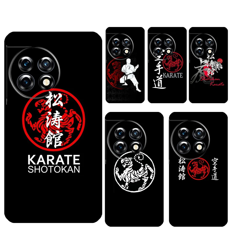 Shotokan Funda con símbolo de Karate para OnePlus 12R 13 12 R 11 9 10 Pro 8T 9RT 10T OnePlus Nord 4 CE 2 3 Lite N20 N30