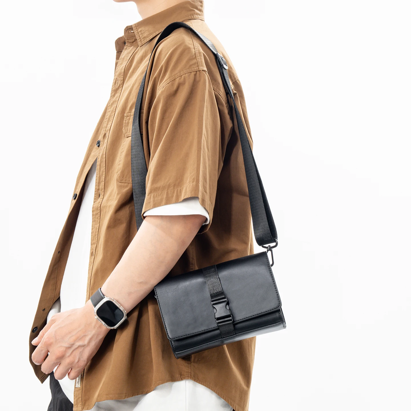 

Модная сумка через плечо из искусственной водонепроницаемой ткани, легкая маленькая сумка на ремне для прогулок, свиданий, покупок, поездок на работу, сумка для пары, подарок