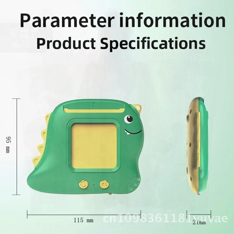 Kids' Early Education Machine Flash Cards - Spanish English Bilingual Learning Toy with Music Rechargeable PVC Card Reader for