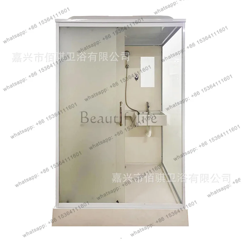 

Integral shower room Modern simple integrated dry and wet separation toilet Mobile toilet