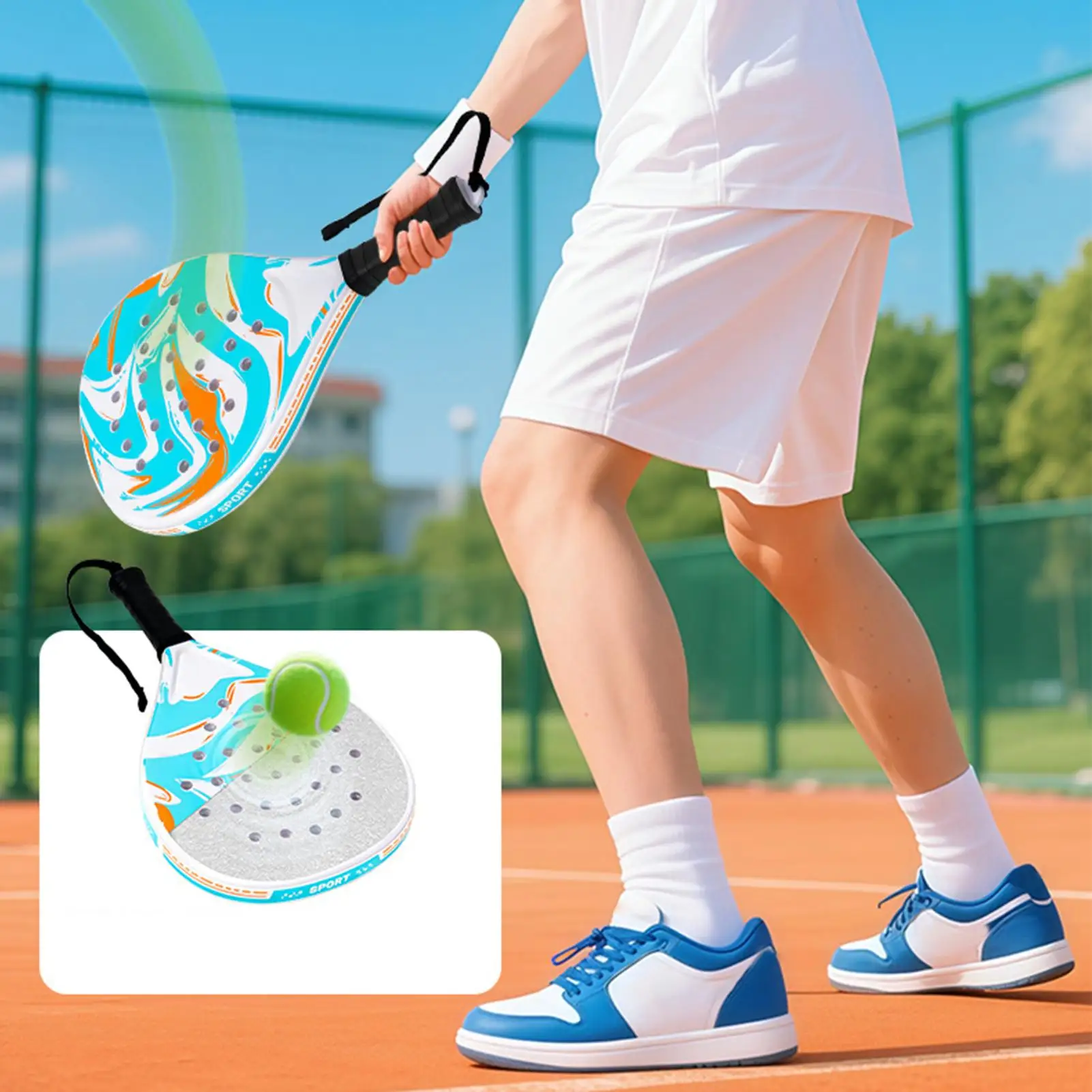 

Набор для пиклбола: легкая ракетка из углеродного волокна для тренировок по пиклболу, для женщин, детей и взрослых, для спортивных игр и тренировок в парке