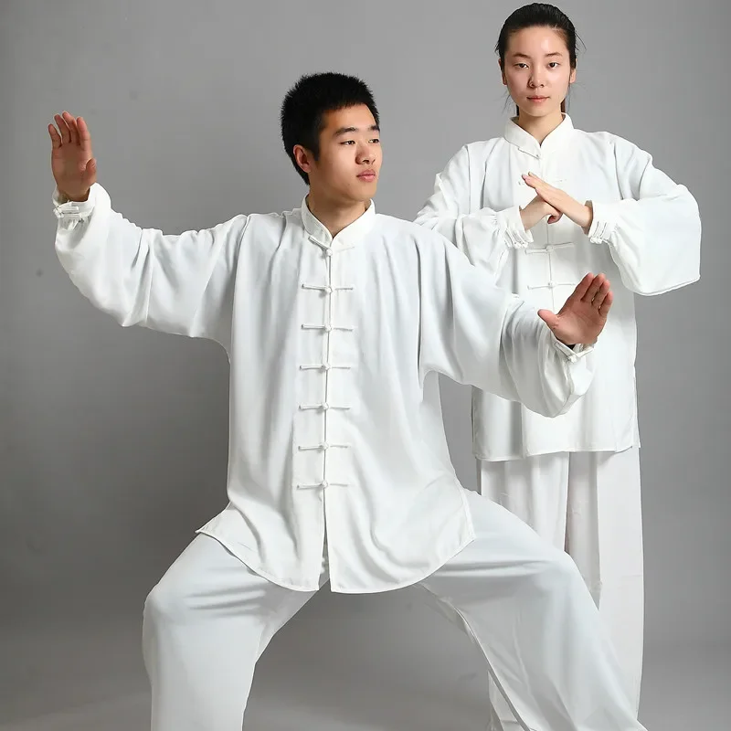 

Tai Chi Kung Fu Uniform Traditional Chinese Clothing Long Sleeved Wushu TaiChi Men KungFu Uniform Suit Uniforms Exercise Clothes