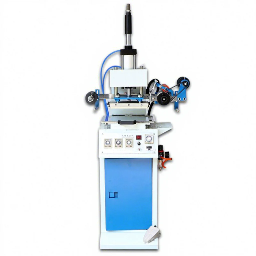 Leather Pneumatic Large Area Hot Foil Leather Heat Auto Leather logo Embossed Pneumatic Hot Stamping Machine