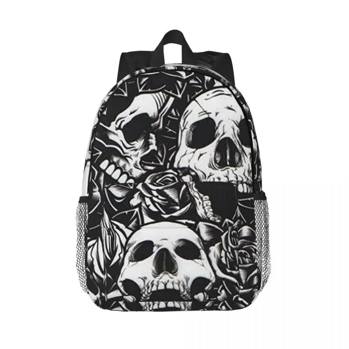 

Бесшовный рюкзак Ghost Skull Skeleton, Лидер продаж, рюкзак большой емкости для мальчиков и девочек, сумки на плечо для мужчин и женщин, школьная сумка