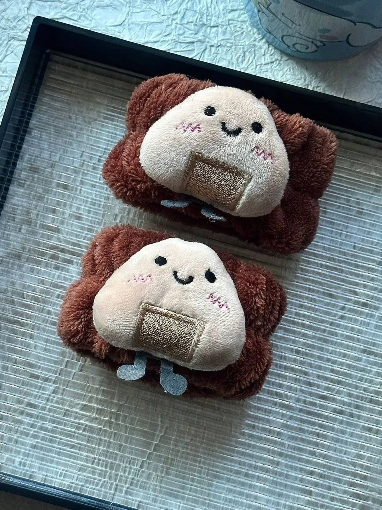 

Cute Cartoon Bear Headband And Wristband Set For Face Washing Hair Care Spa