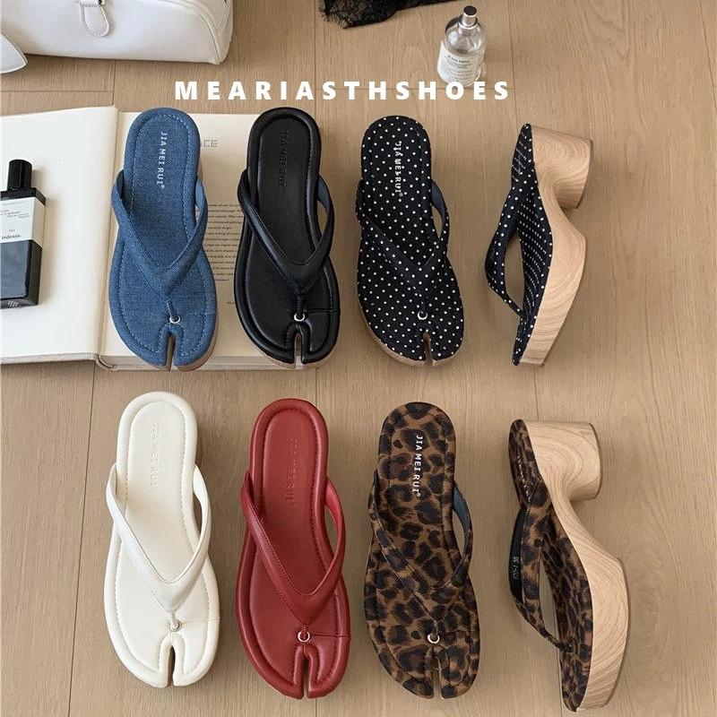 

Women's Summer New Flip Flops Fashion Height-Increasing Clip Toe Thick Sole Shoes Elegant Dress Beach Soft Sole Platform Sandals