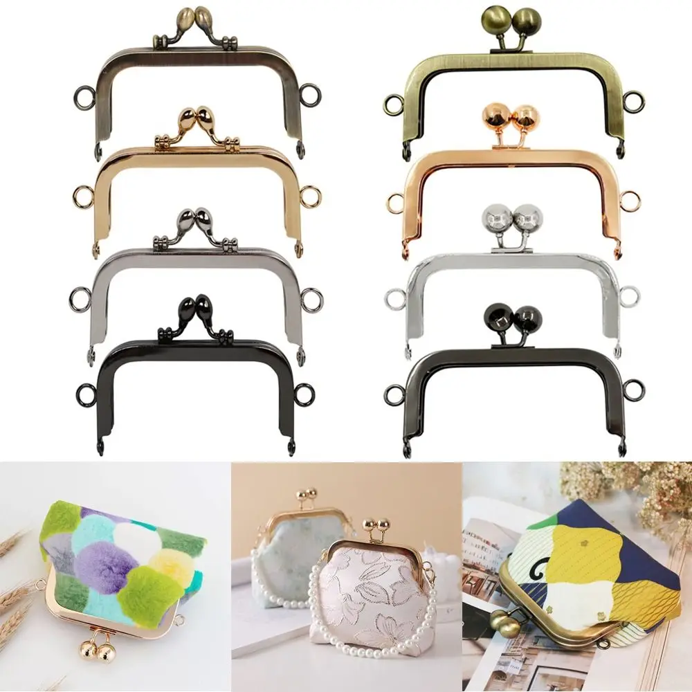 Bag Making Metal Purse Frame Kiss Clasp Vintage Purse Clasp Frame Bag Frame Buckle DIY Craft