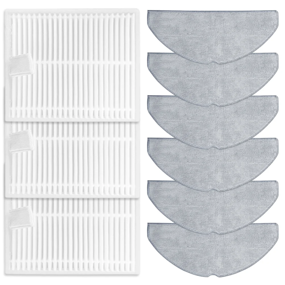 Filter Mop Pad Kit For Lubluelu For L20 For Honiture V8 P/ro Robot Vacuum Cleaner Parts Microfiber Cloth Replacement Accessories