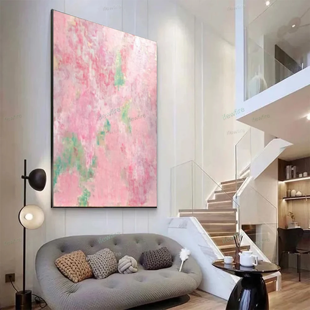 100% Handmade Abstract Forest Art Wall Picture Siberian Woods Landscape Tree Canvas Oil Painting For Living Room Home Decor Trim