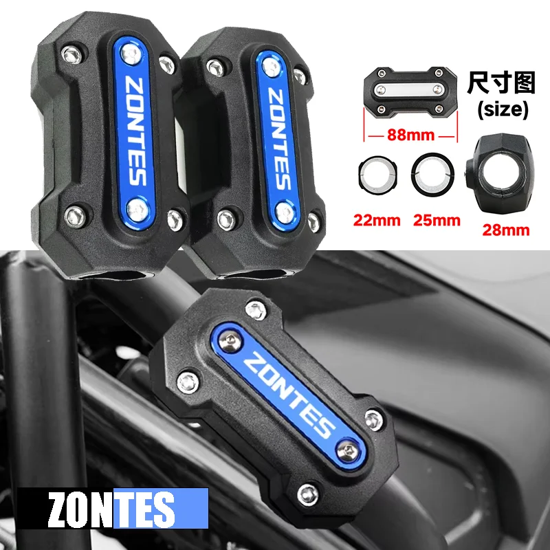 

Moto For Zontes 368G 368E 350E 368M 368 G E M 703F G1 125 150 ZT125 310 V/X/T/R Engine Protection Guard Bumper Decorative Block