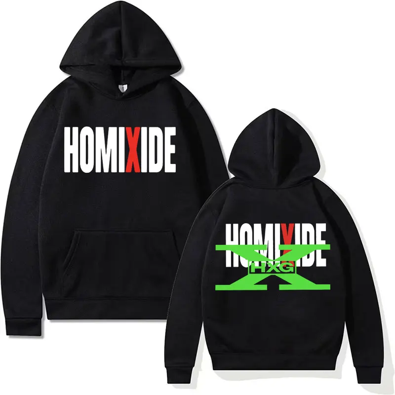 

Homixide Gang Snot or Not HXG Logo Graphic Hoodie Men Women's Fashion Hip Hop Punk Hoodies Oversized Street Pullovers Sweatshirt