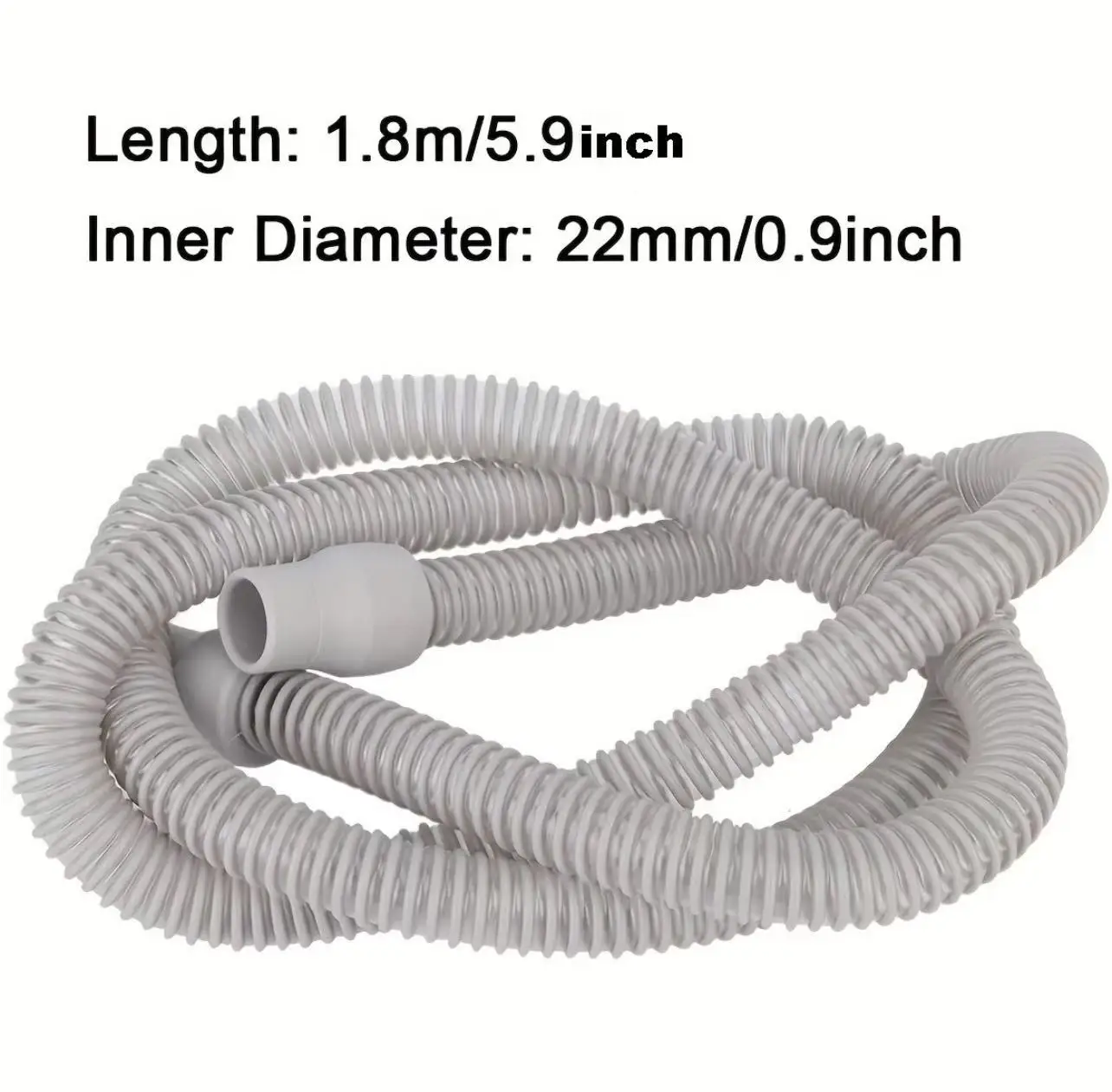 Universal CPAP Breathing Tube, 6 Feet in Length — This Universal Tube Is Compatible with Most Machine Models.
