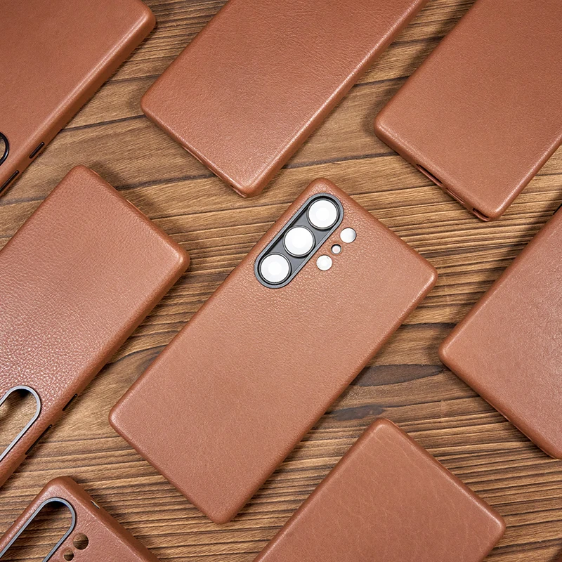 

Genuine Cow Leather for Samsung Galaxy S25 Ultra Case Magnetic Quality Business Protective for Samsung S25 Ultra Case Cover