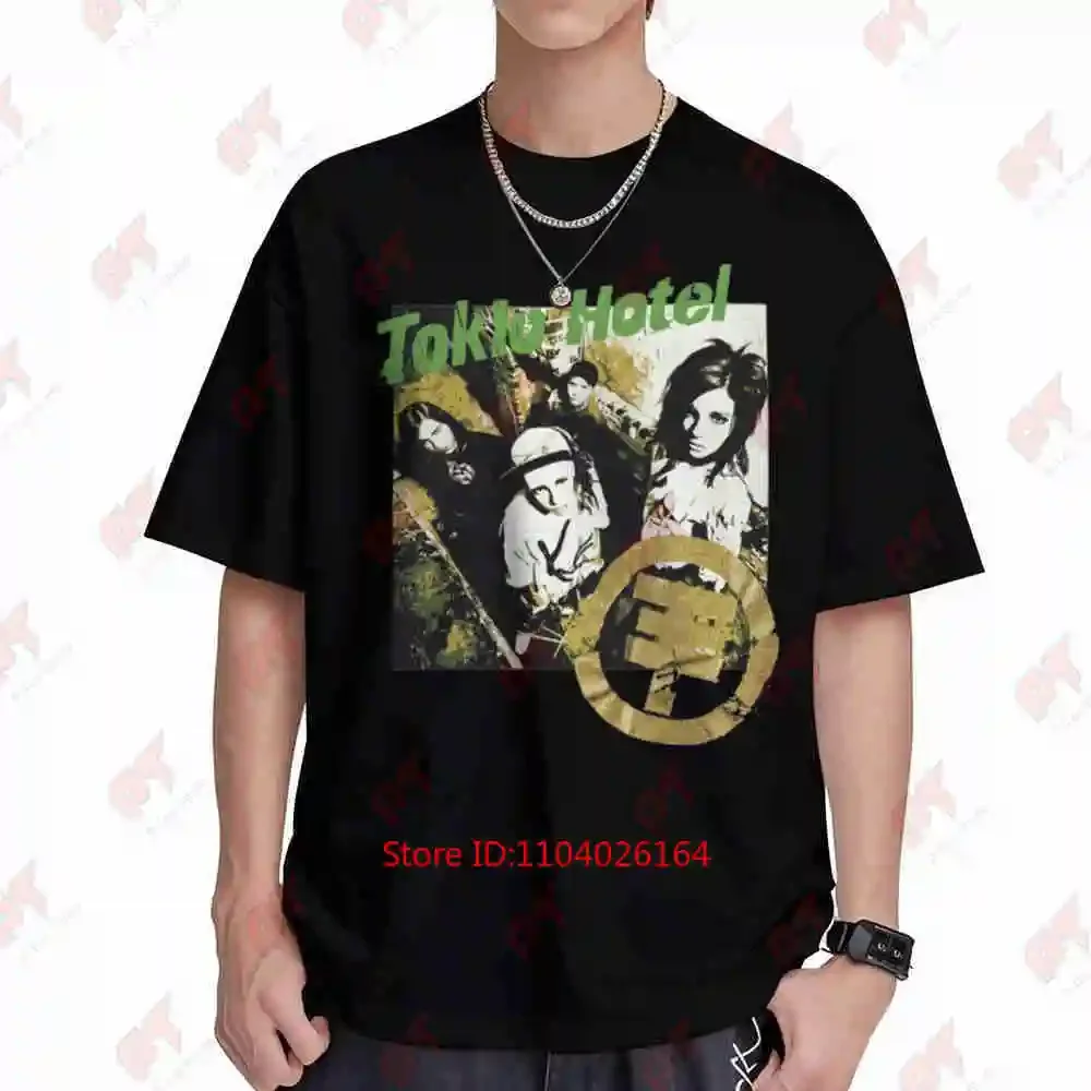 Tokyo Hotel Band Album Design Kurzarm-T-Shirt 100% Baumwolle