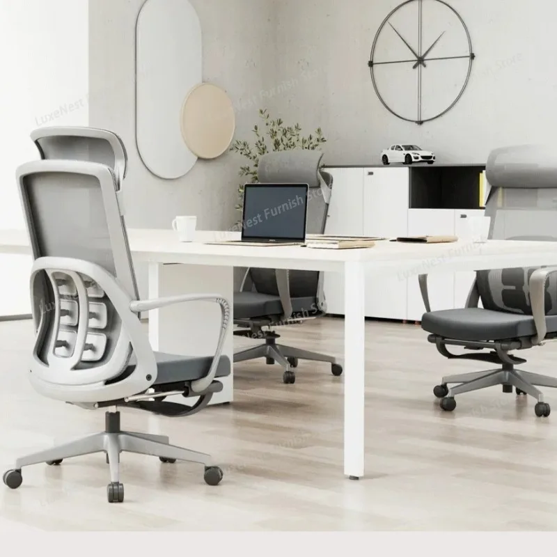 

1 шт. Дизайнерское офисное кресло Executive Relax Nordic с поворотным механизмом, на колесиках, недорогое, для компьютера, мебель для офиса