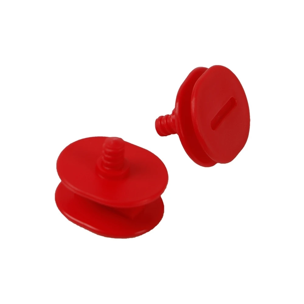 Set Paku Keling Sekrup Plastik Tarikan Layar Karton Ritel Klip Pengencang Rak