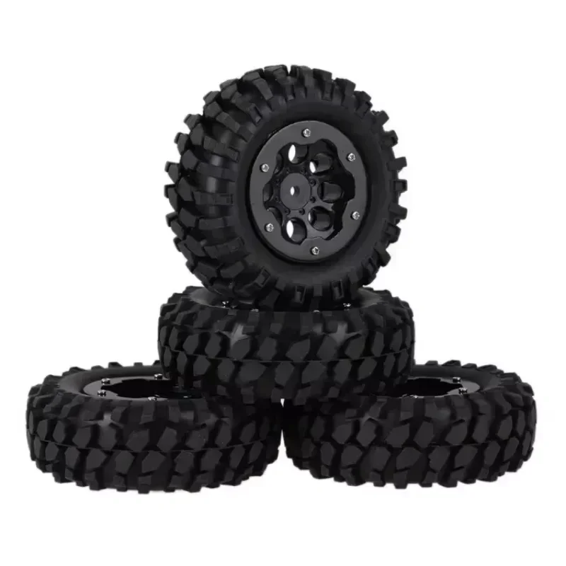 

1.9 Inch Rubber Tires Wheel Rim 96mm for 1/10 RC Rock Crawler Axial SCX10 TAMIYA CC01 D90 TF2 Trxs TRX4