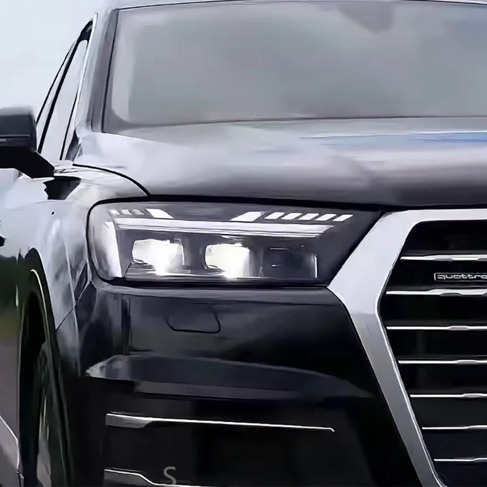 Für Audi Q7 2016-2019 Auto Scheinwerfer Montage Upgrade Start Animation Neue SQ7 Stil LED Projektor Objektiv Auto Werkzeuge zubehör