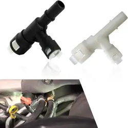 2pcs Black Heater Hose Connector. White 15055342 Hose Connector Plastic 15055343 Automotive Connector For Car