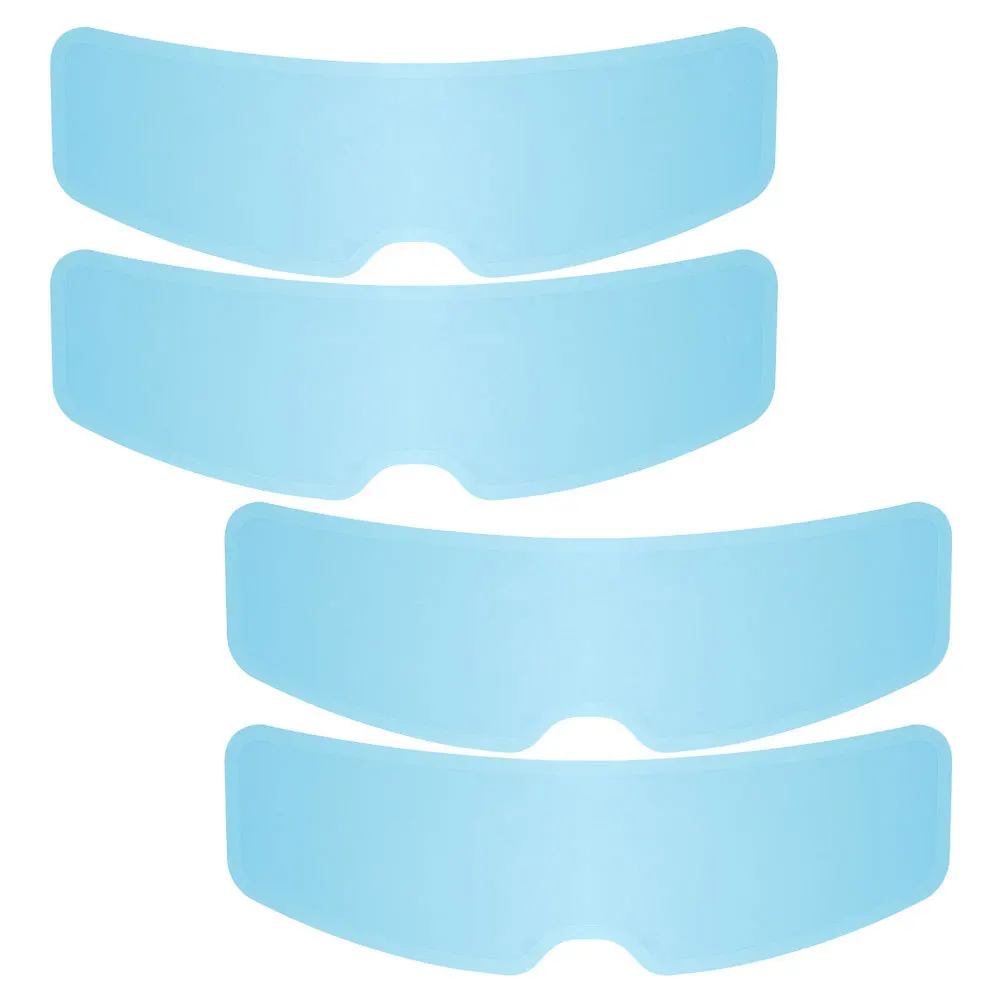 

4Pcs Universal Motorcycle Anti Fog Film Rainproof Visor Insert Clear Waterproof Sticker Fog Resistant Riding