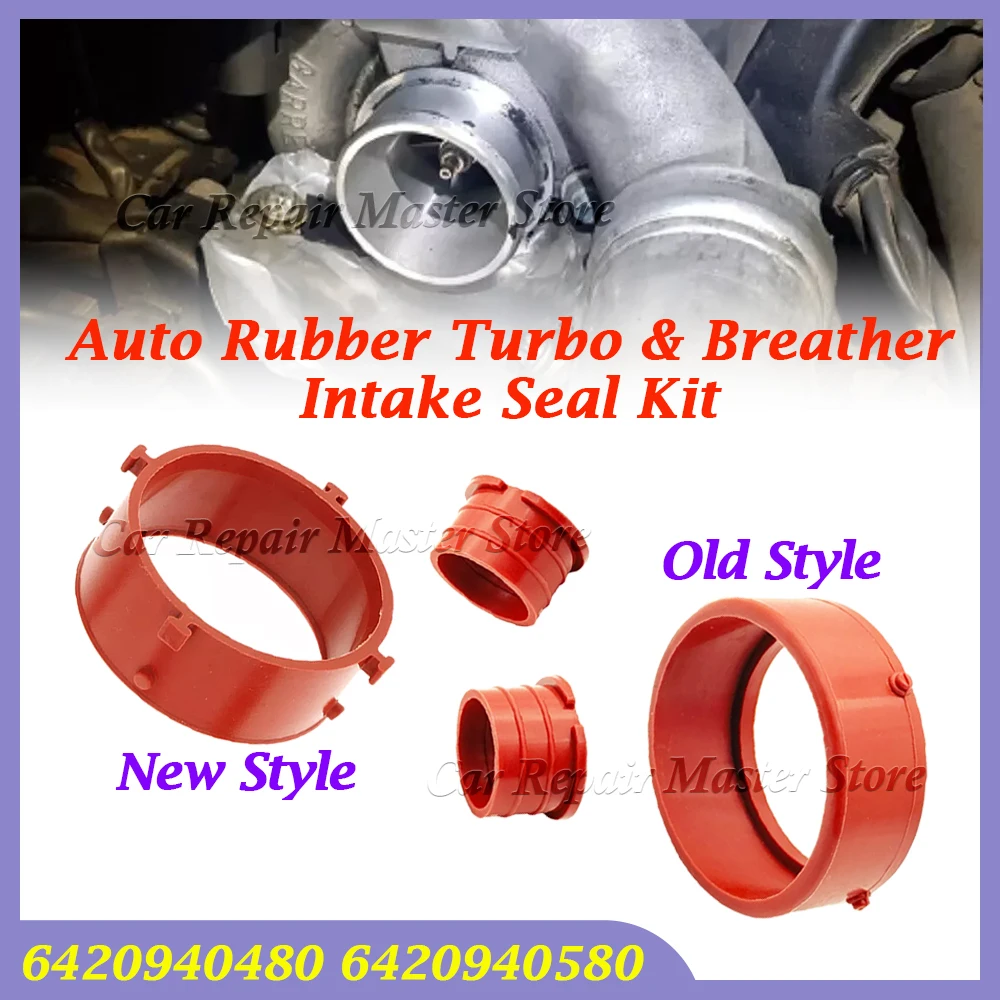 1 o 2 piezas 6420940480 6420940580   Para Mercedes-Benz E320 GL320 ML320 Kit de sello de admisión Turbo y respiradero de goma para automóvil