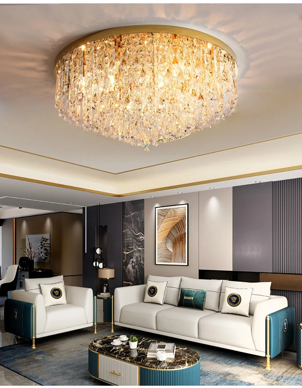 Modern Crystal Ceil… - image