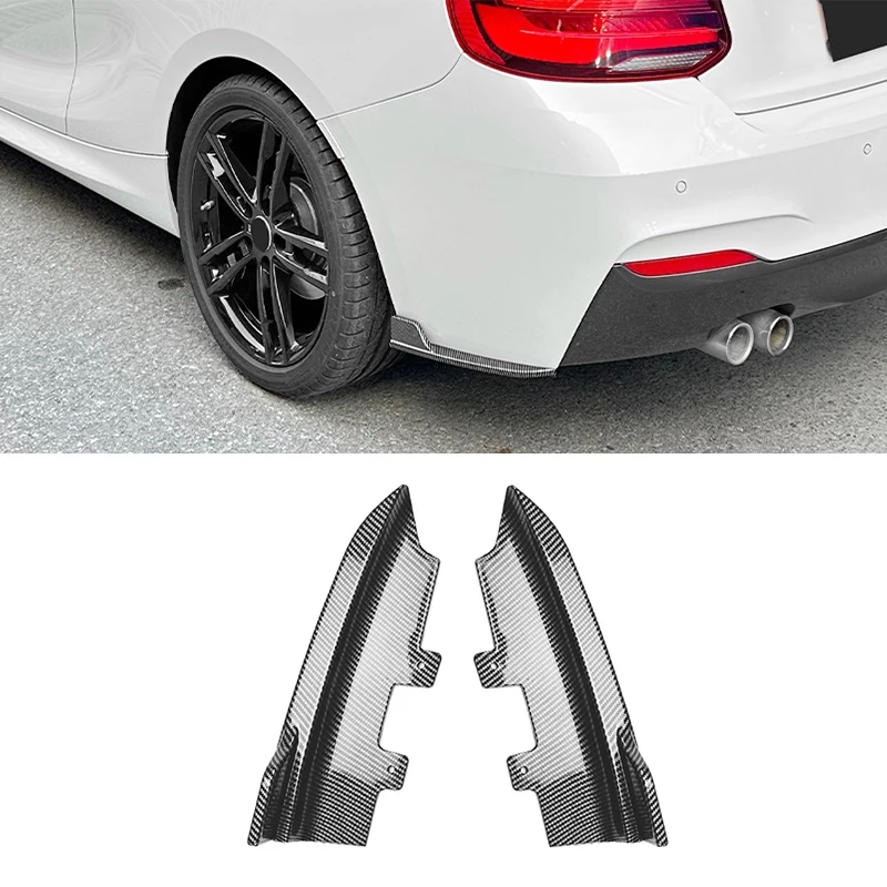 For BMW 2 Series F22 F23 M Sport 2015 2016 2017 2018 2019 Car Rear Bumper Lip Diffuser Side Splitter Spoiler ABS Body Kit