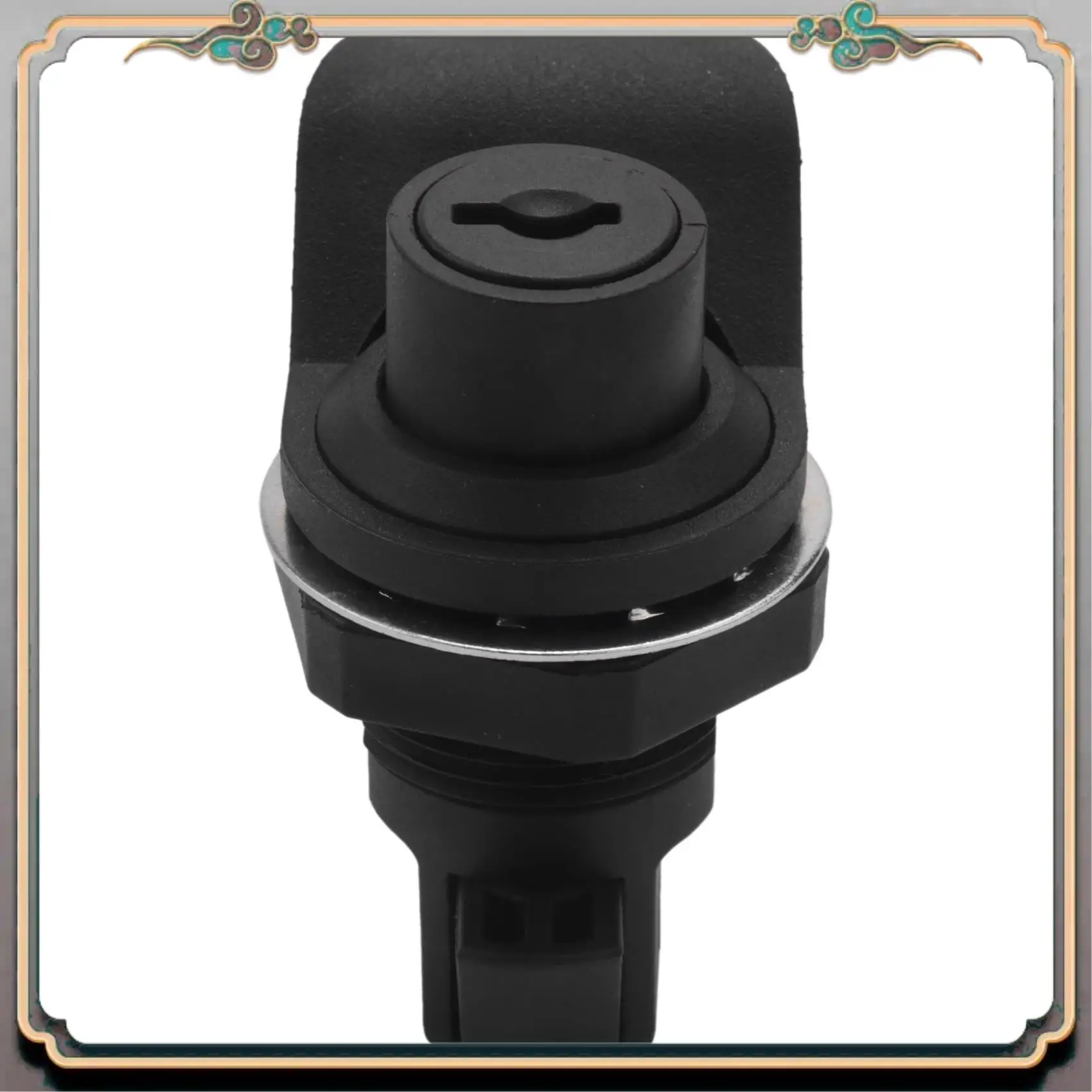 

Reliable-1 Set Locking Push Button Latch For Marine Boat Radio Box, Tool Box, Electronic Box, Motorcycle Glove Box Lock.